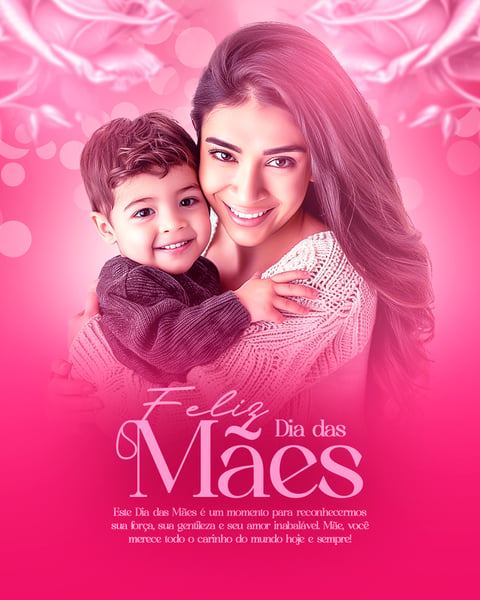 ARTE SOCIAL MEDIA PARA O DIA DAS MÃES MODELO 05