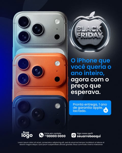 O IPHONE QUE VOCÊ QUERIA O ANO INTEIRO, AGORA COM O PREÇO QUE ESPERAVA BLACK FRIDAY