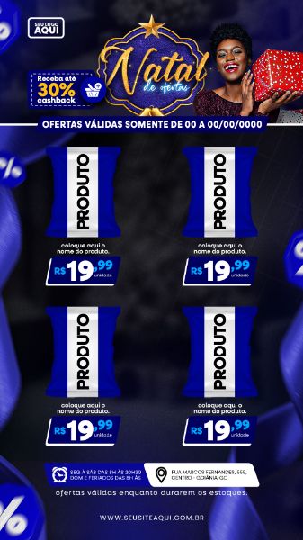 STORY | TABLÓIDE | FOLHETO | FELIZ NATAL | PSD EDITÁVEL