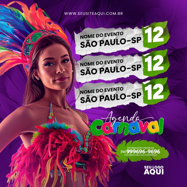 CARNAVAL | CARNIVAL | FESTA | PSD EDITÁVEL