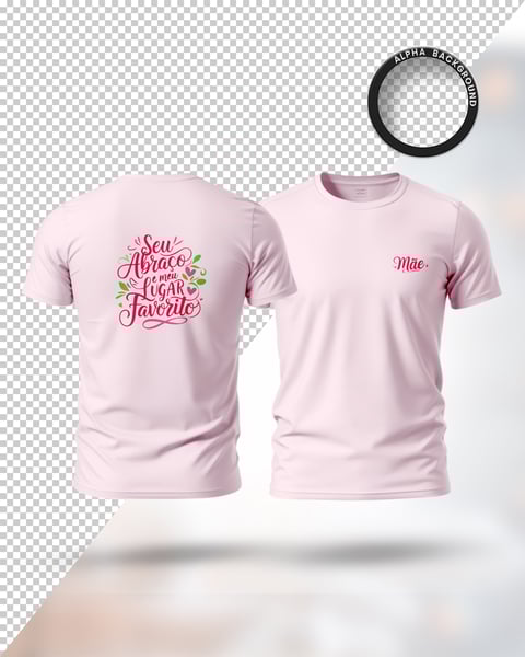 MOCKUP CAMISETA DIA DAS MÃES MÃE CAMISA DESIGN T-SHIRT TEMPLATE TOTALMENTE EDITAVEL PSD
