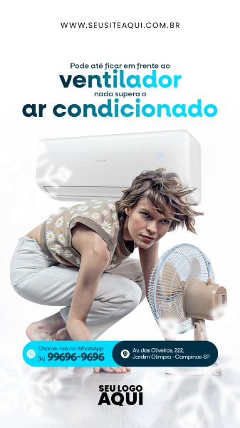 STORY - MANUTENÇÃO DE AR CONDICIONADO | SOCIAL MEDIA | PSD EDITÁVEL
