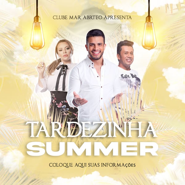 FLYER EVENTO TARDEZINHA SUMMER FEED