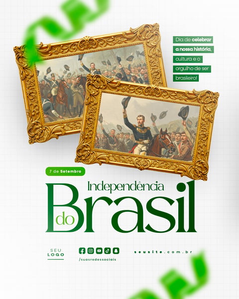 INDEPENDÊNCIA DO BRASIL 7 DE SETEMBRO FEED SOCIAL MEDIA EDITÁVEL 23