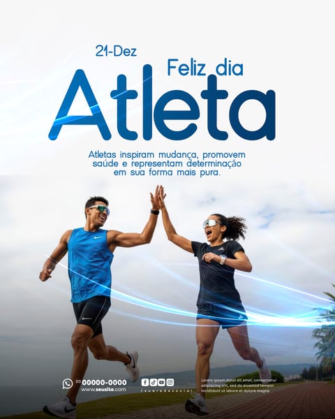 DIA DO ATLETA 21 DE DEZEMBRO SOCIAL MEDIA PSD EDITÁVEL 6