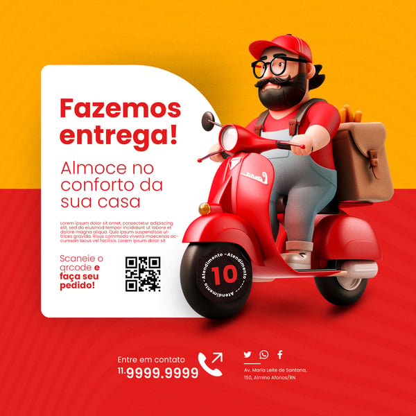 RESTAURANTE  FAZEMOS ENTREGA DE COMIDA