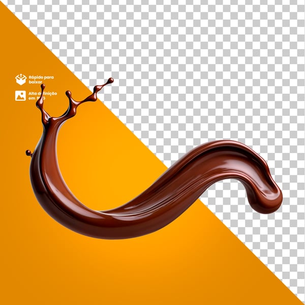 SPLASH CHOCOLATE LIQUIDO PARA COMPOSIÇÃO PNG