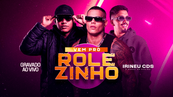 FLYER THUMB CAPA CD BANNER YOUTUBE VEM PRO ROLEZINHO PSD EDITÁVEL