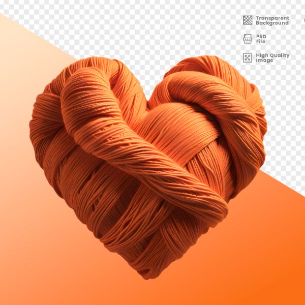 CORAÇÃO DE LÃ - ELEMENTO PARA COMPOSIÇÃO