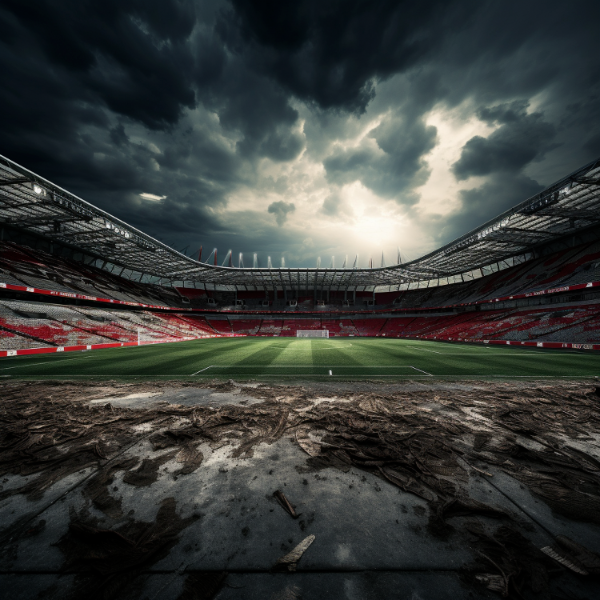 IMAGEM DE ESTADIO COM LUZES PARA COMPOSIÇÃO