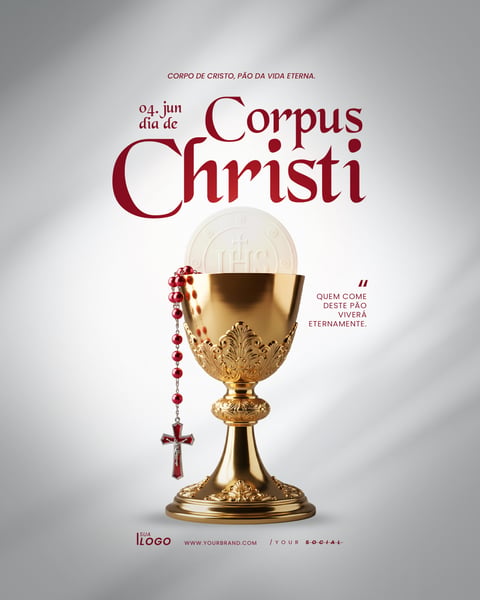 CORPUS CHRISTI 04 JUNHO TEMPLATE RELIGIOSO PSD EDITÁVEL 5
