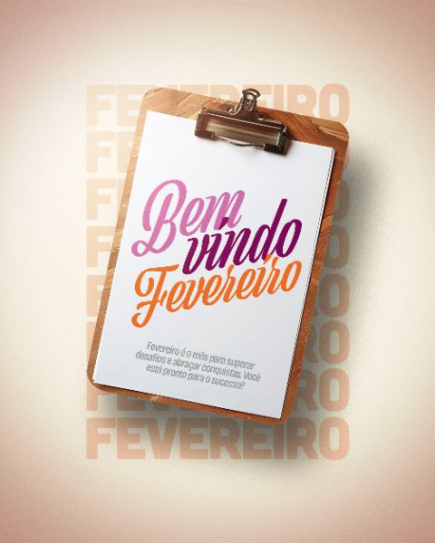 SOCIAL MEDIA - BEM-VINDO FEVEREIRO