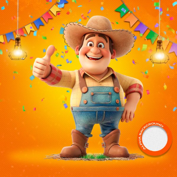 MASCOTES DE FESTA JUNINA MODELO 07