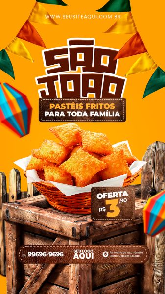 STORY - FESTA JUNINA, SÃO JOÃO - PSD EDITÁVEL