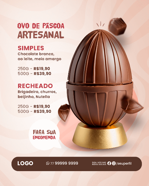 OFERTAS DE PÁSCOA - OVOS DE PÁSCOA