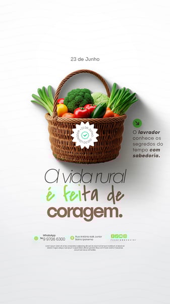 23 DE JUNHO - DIA DO LAVRADOR SOCIAL MEDIA PSD EDITÁVEL 5