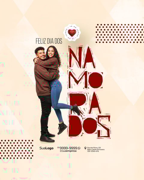 SOCIAL MEDIA DIA DOS NAMORADOS 12 DE JUNHO