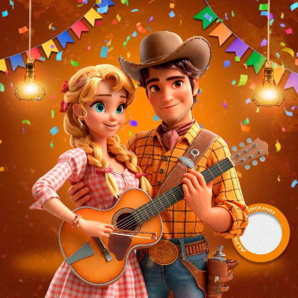 MASCOTES DE FESTA JUNINA MODELO 213