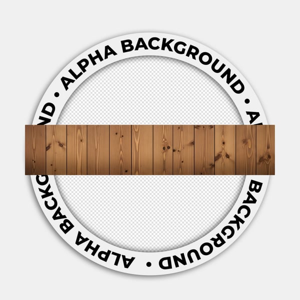 Placa de madeira realista 02