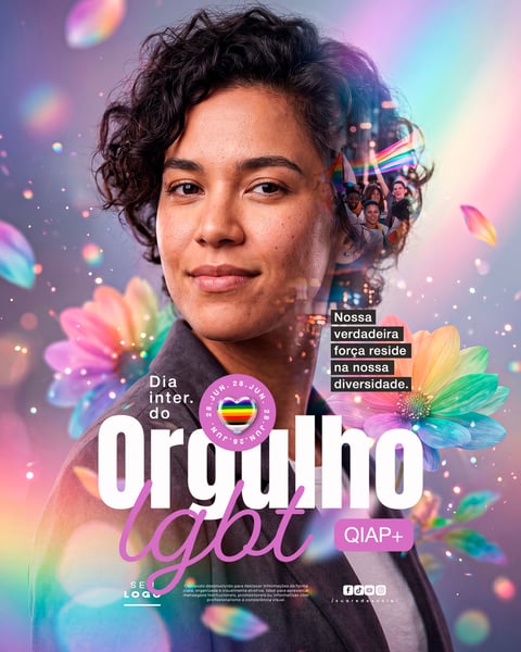 DIA INTERNACIONAL DO ORGULHO LGBT 28 DE JUNHO SOCIAL MEDIA PSD EDITÁVEL 2