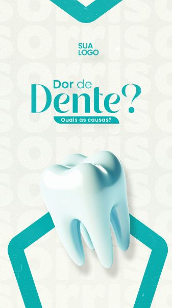 CAMPANHA CLÍNICA ODONTOLÓGICA CONSULTÓRIO DENTISTA MÍDIA SOCIAL PSD EDITÁVEL