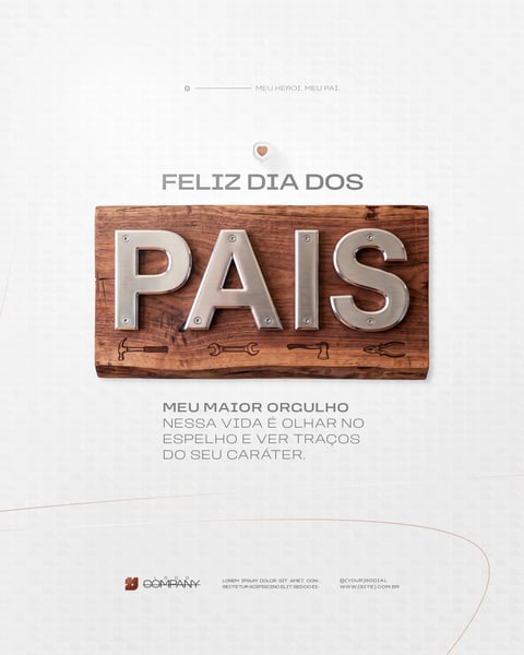 FELIZ DIA DOS PAIS MÊS DE AGOSTO PAI FLYER SOCIAL MEDIA PSD EDITÁVEL 6