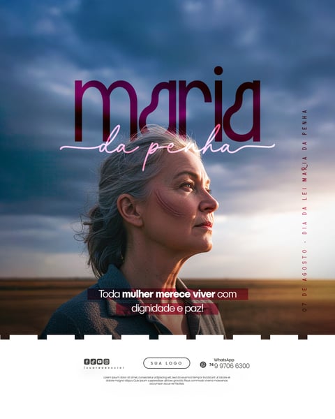 GQF 07 DE AGOSTO - DIA DA LEI MARIA DA PENHA - FLYER SOCIAL MEDIA PSD EDITÁVEL (7)