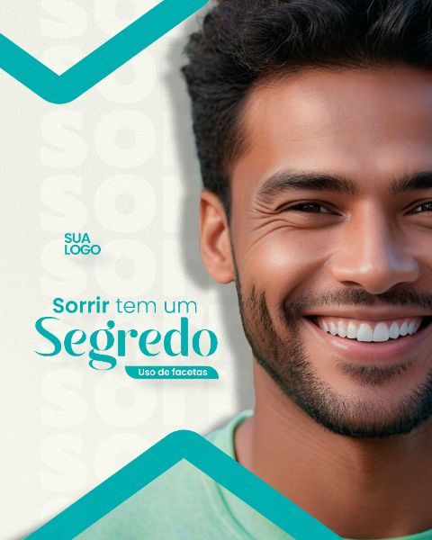 CAMPANHA CLÍNICA ODONTOLÓGICA CONSULTÓRIO DENTISTA MÍDIA SOCIAL PSD EDITÁVEL