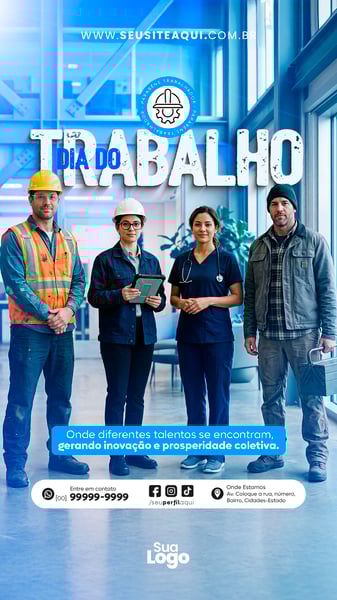 STORY 1 DE MAIO DIA DO TRABALHO SOCIAL MEDIA PSD EDITÁVEL 7