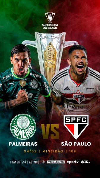 STORY | SUPERCOPA | SÃO PAULO VS PALMEIRAS | FUTEBOL | PSD EDITÁVEL
