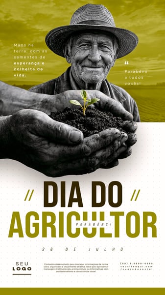 DIA DO AGRICULTOR 28 DE JULHO STORY SOCIAL MEDIA PSD EDITÁVEL 2