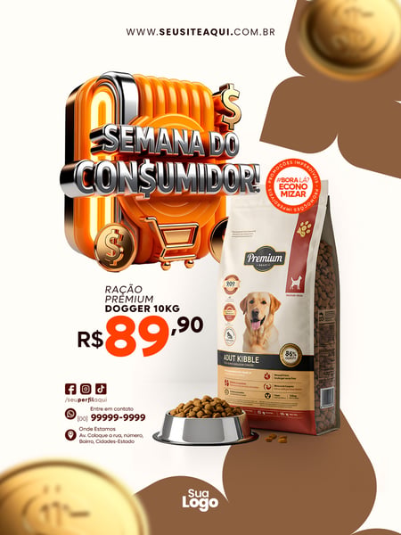 FEED DIA DO CONSUMIDOR SOCIAL MEDIA PSD EDITÁVEL 4
