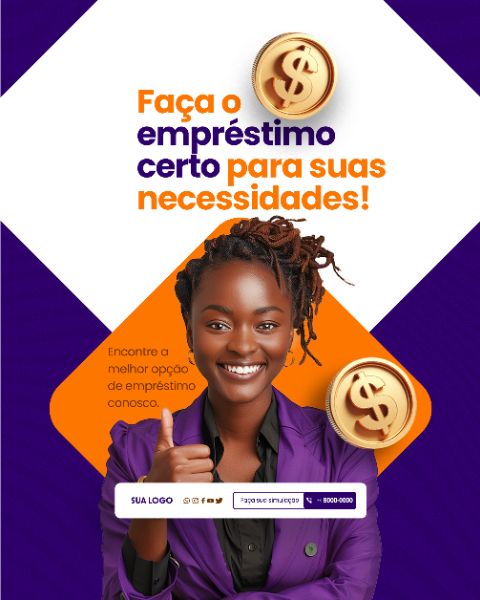 SOCIAL MEDIA - LOJA DE EMPRESTIMO - FAÇA O EMPRÉSTIMO CERTO