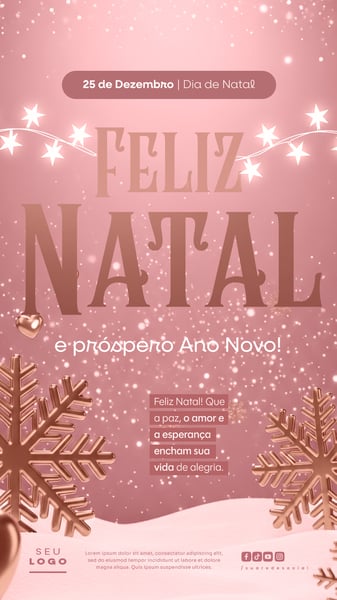FELIZ NATAL E PRÓSPERO ANO NOVO 25 DE DEZEMBRO STORY SOCIAL MEDIA PSD EDITÁVEL (9)