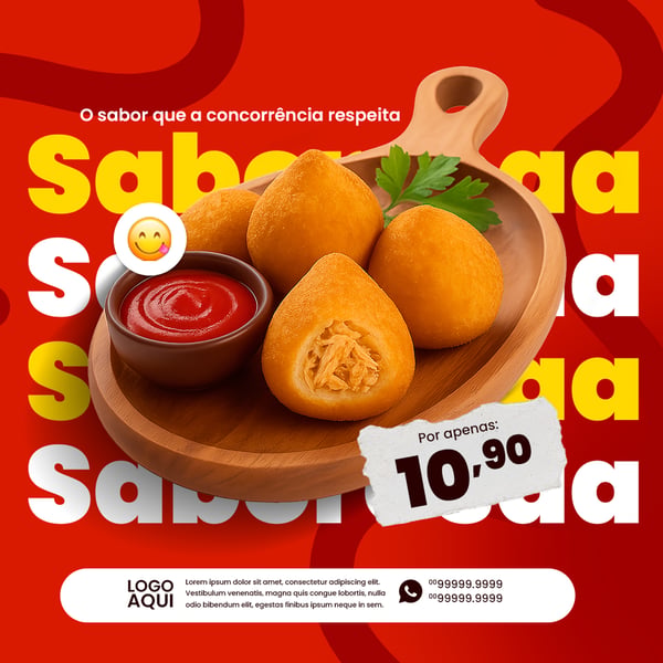 SOCIAL MEDIA FASTFOOD COXINHA