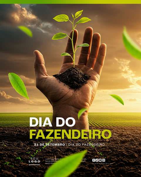 DIA DO FAZENDEIRO 21 DE SETEMBRO SOCIAL MEDIA PSD EDITÁVEL 8