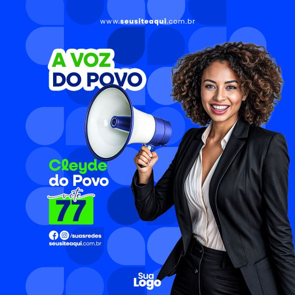 FEED QUADRADO - CAMPANHA POLITICA - SOCIAL MEDIA | PSD EDITÁVEL