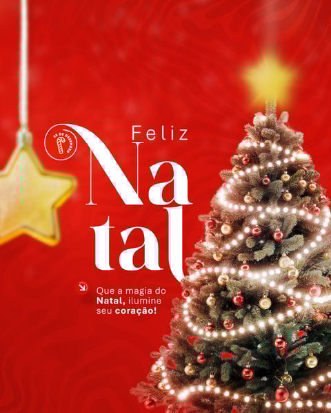 FELIZ NATAL 25 DE DEZEMBRO SOCIAL MEDIA PSD EDITÁVEL