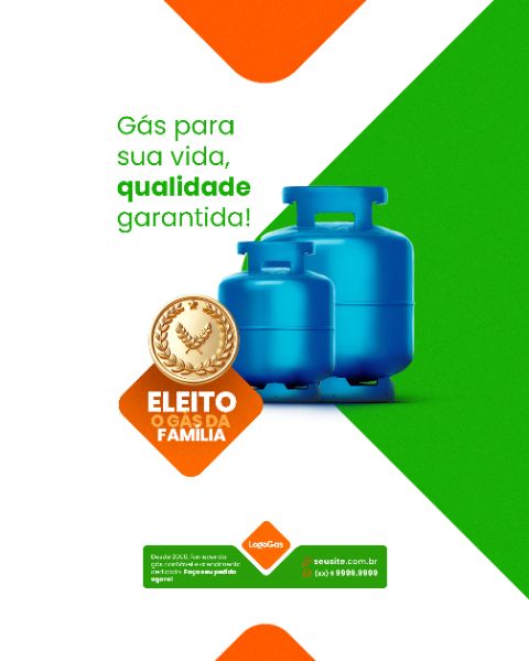 SOCIAL MEDIA - DISTRIBUIDOR DE GÁS - QUALIDADE GARANTIDA