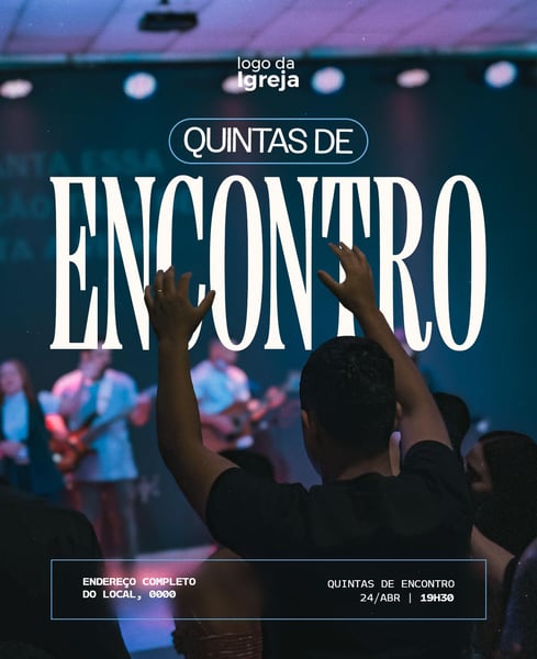 CULTO DE QUINTA DA FAMÍLIA PSD EDITÁVEL 4