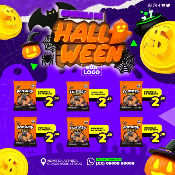 SOCIAL MEDIA OFERTAS DE HALLOWEEN FEED