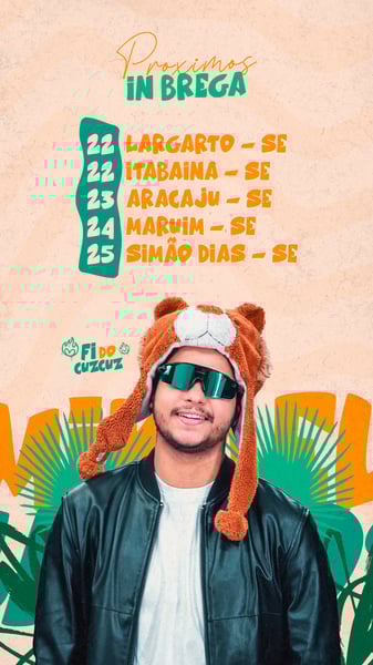 FLYER AGENDA SEMANAL MIKAEL SANTOS VERÃO 2026 STORY PSD EDITÁVEL 20