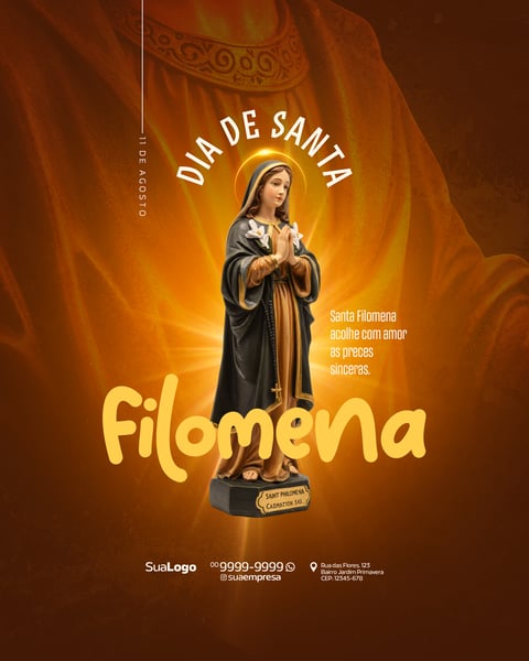SOCIAL MEDIA DIA DE SANTA FILOMENA