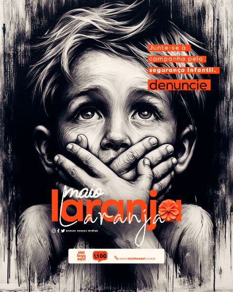 MAIO LARANJA CAMPANHA SOCIAL MEDIA