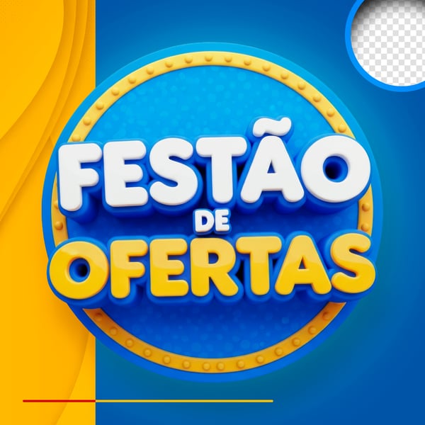 SELO 3D SUPERMERCADO