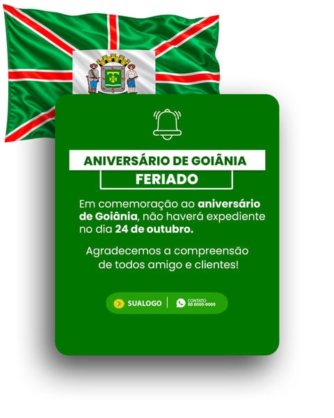 GOIÂNIA PARABÉNS 24 DE OUTUBRO ANIVERSÁRIO SOCIAL 1
