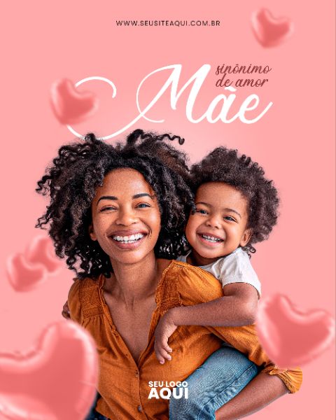 FEED VERTICAL - DIA DAS MÃES | PSD EDITÁVEL