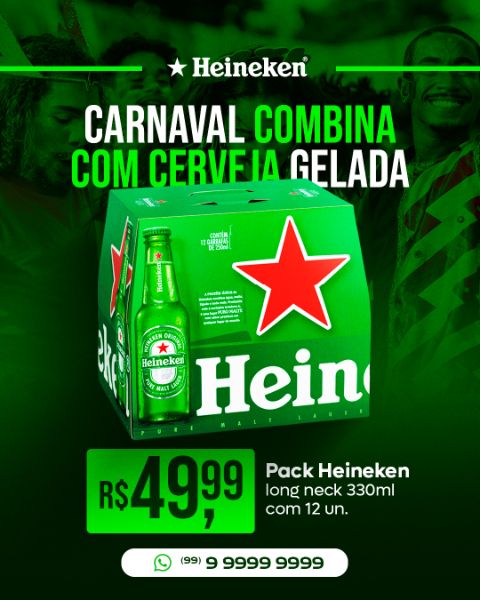 BEBIDA CERVEJA BAR HEINEKEN PSD