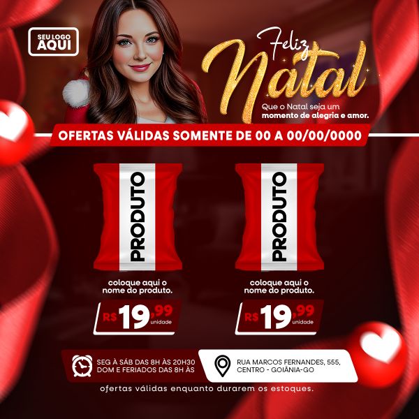 TABLÓIDE | FOLHETO | FELIZ NATAL | PSD EDITÁVEL