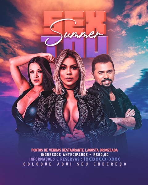 FLYER EVENTO SEXTOU SUMMER FEED